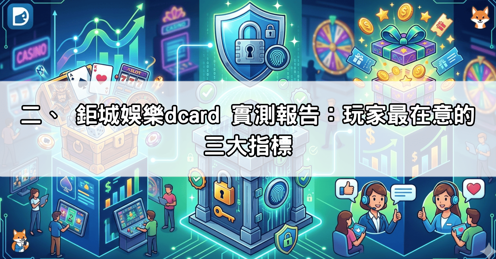 二、 鉅城娛樂dcard 實測報告：玩家最在意的三大指標
