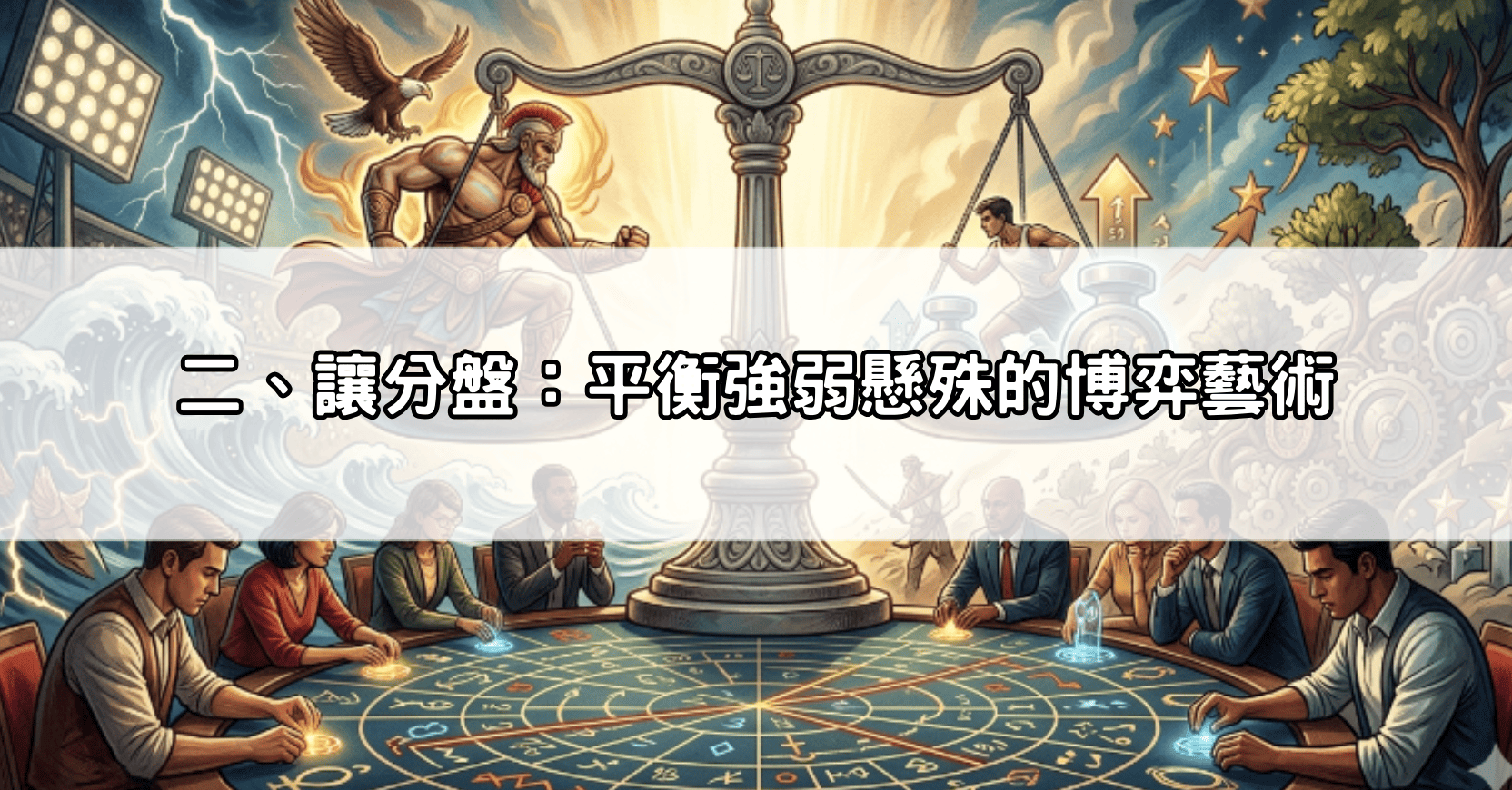 二、讓分盤:平衡強弱懸殊的博弈藝術